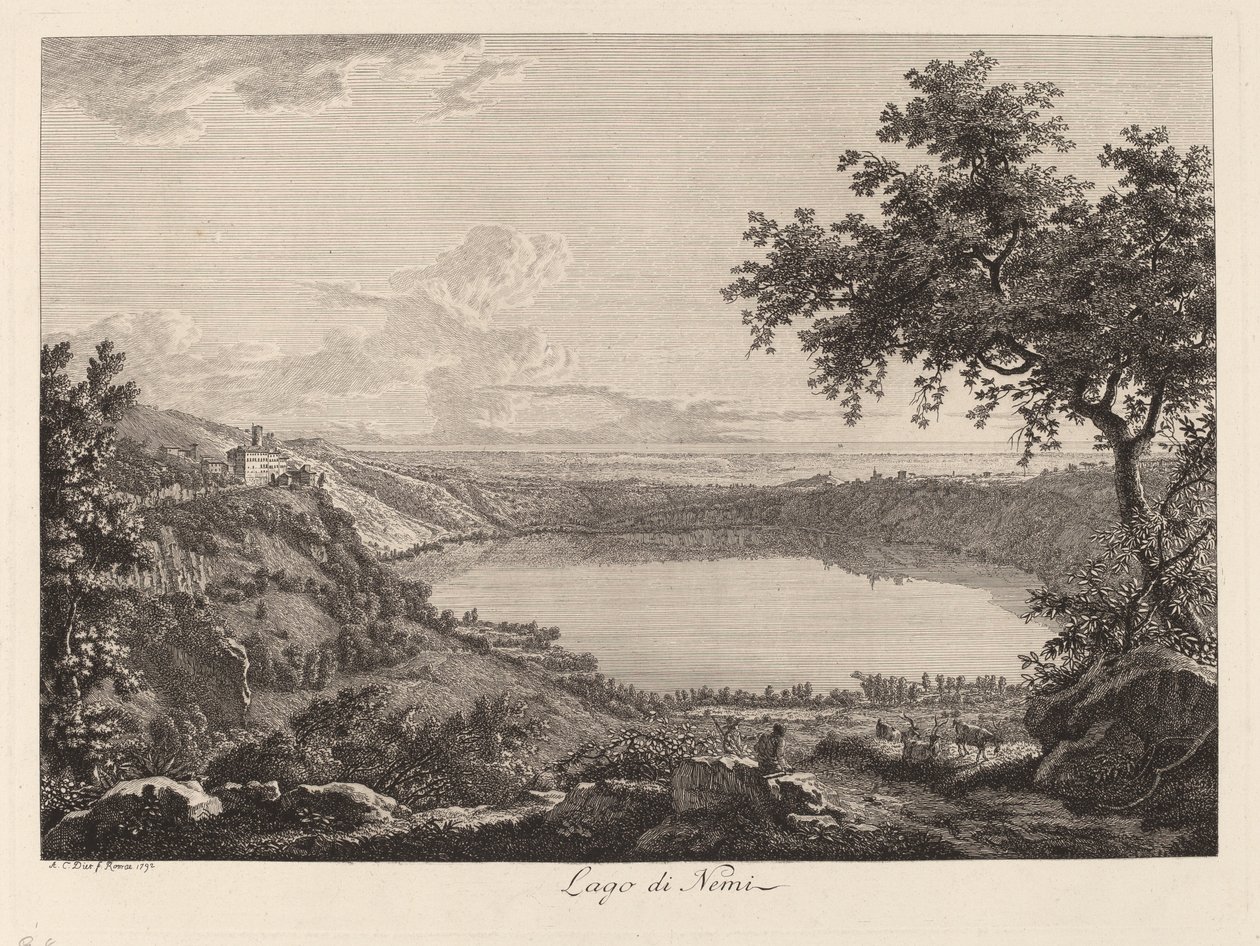 Lago di Nemi - O melhor do Lago di Nemi de Albert Christoph Dies