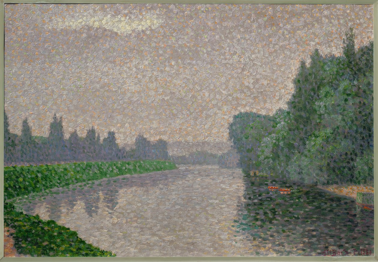 A Marne ao amanhecer de Albert Dubois Pillet