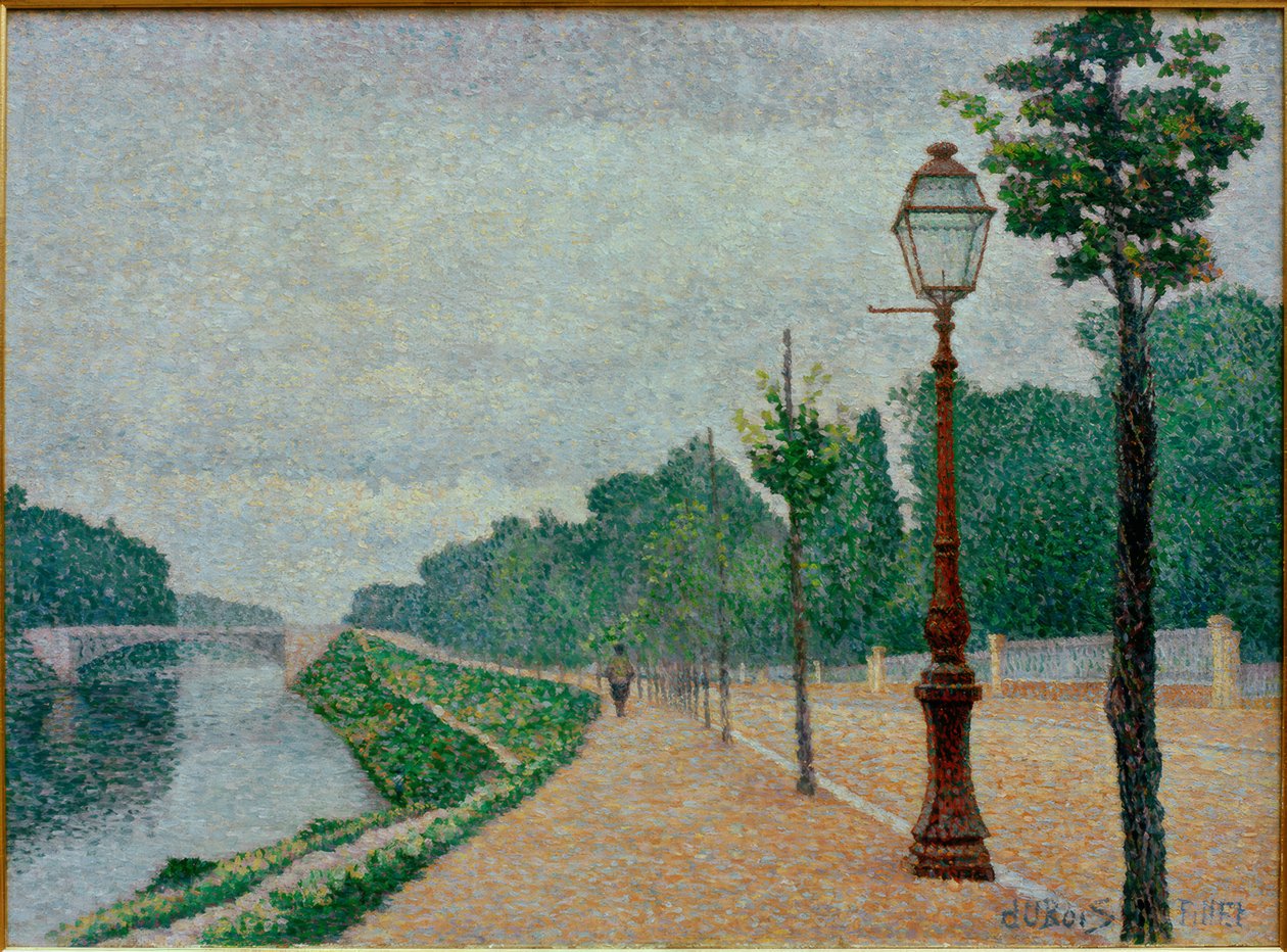 As margens do Sena em Neuilly de Albert Dubois Pillet