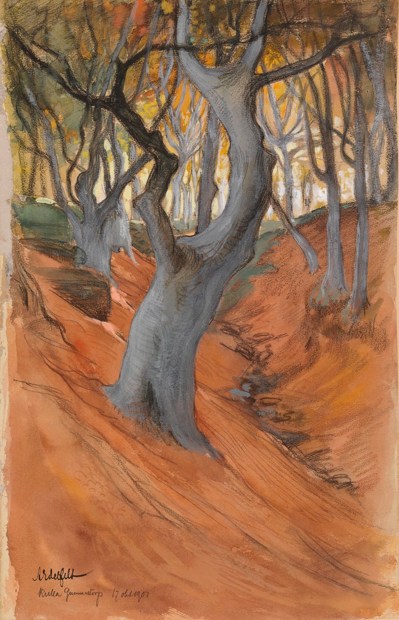 Floresta de faia de Albert Edelfelt