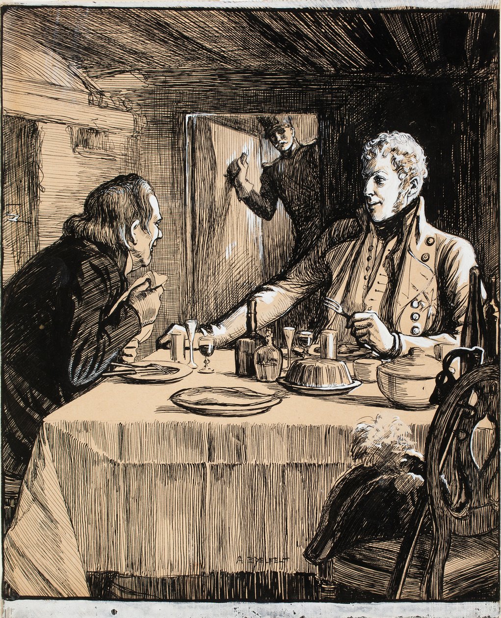 Pequeno-almoço em Pardala, do poema de Sandels de Albert Edelfelt