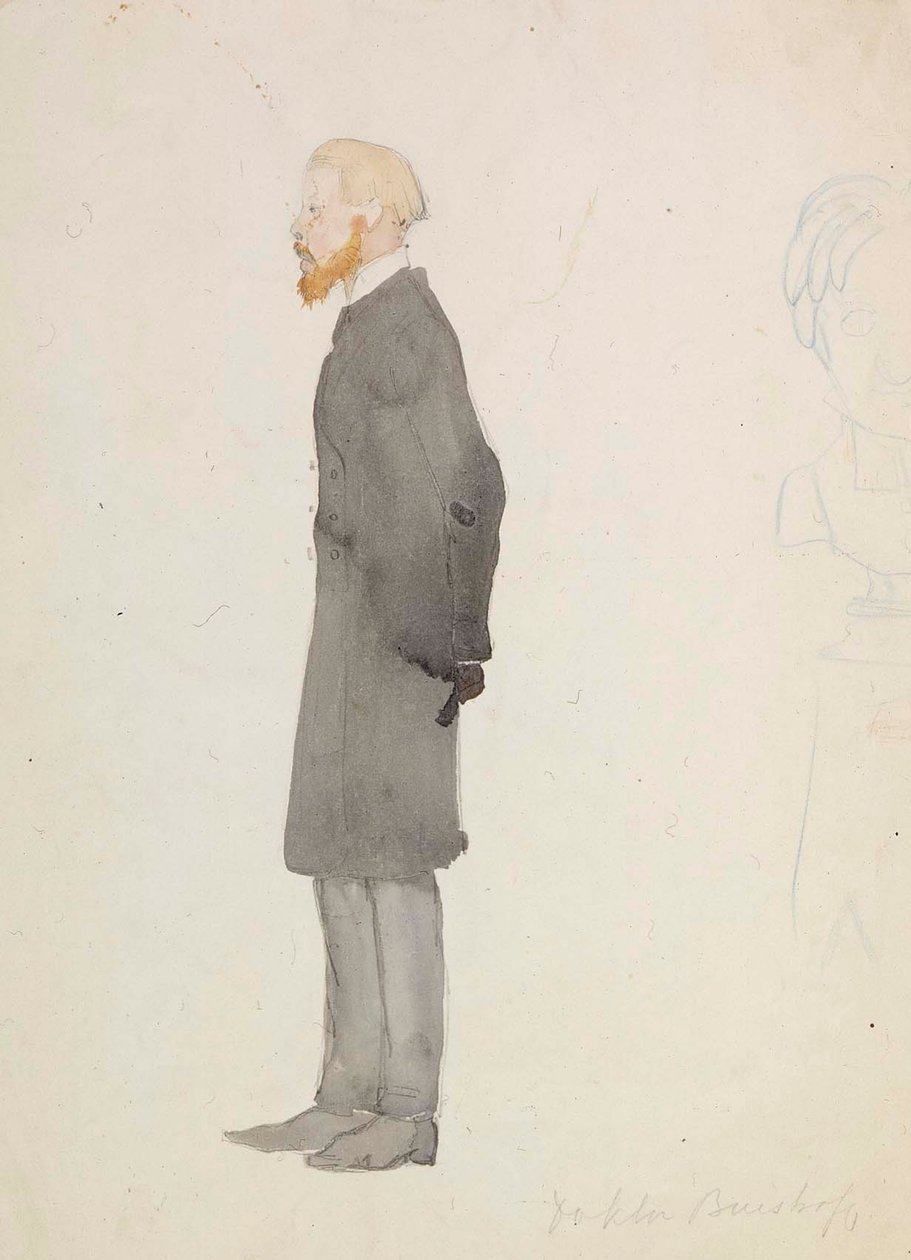 Caricatura do Doutor Buistroff de Albert Edelfelt