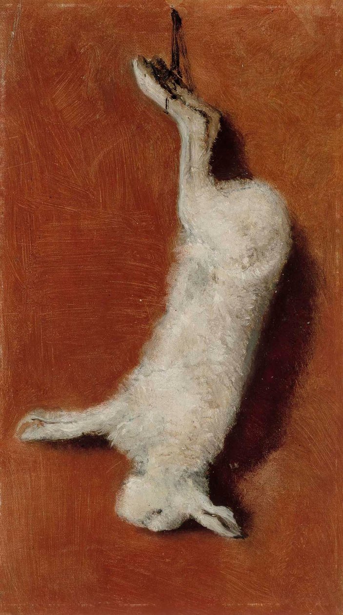 Lebre morta, estudo de Albert Edelfelt