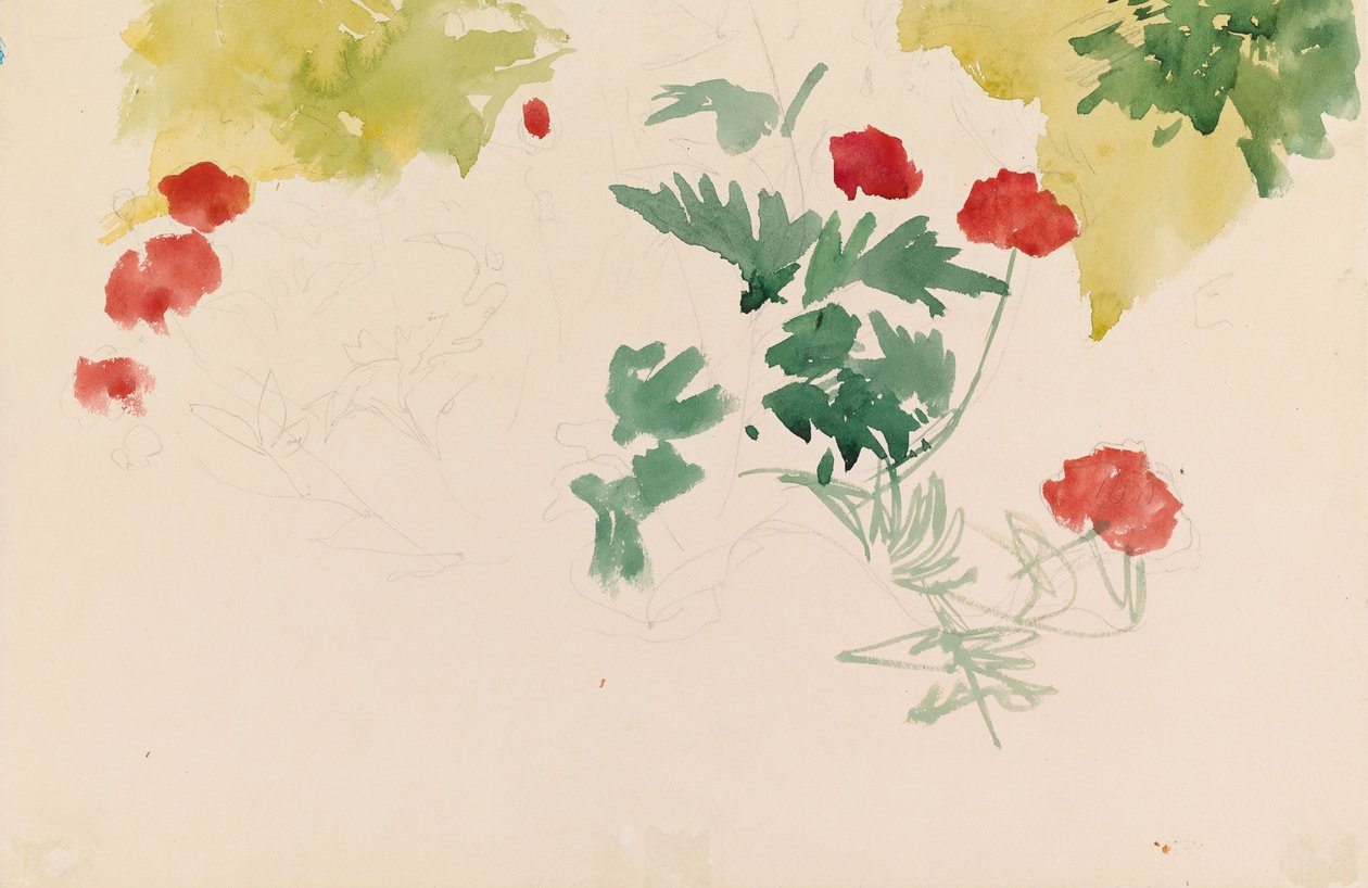 Gerânios de Albert Edelfelt