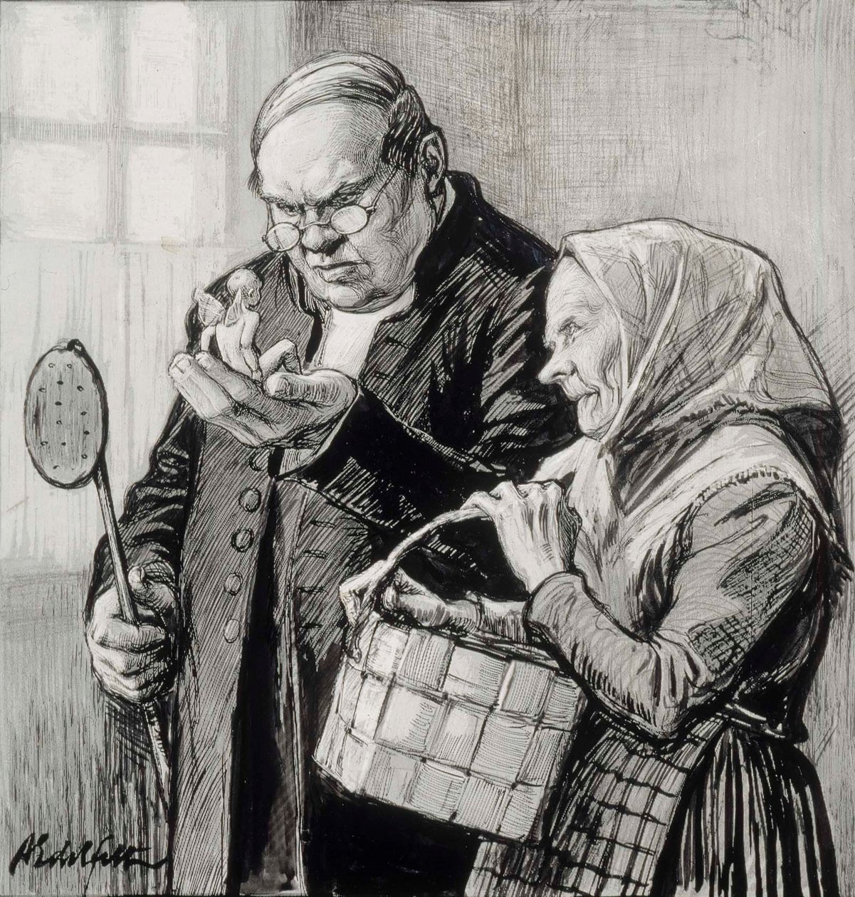 Ilustração do pequeno génio de Albert Edelfelt