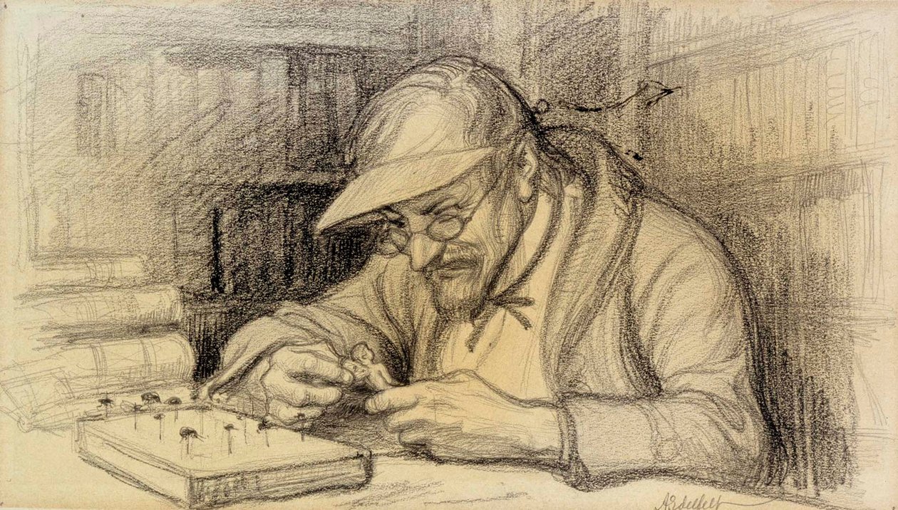 Ilustração do pequeno génio de Albert Edelfelt