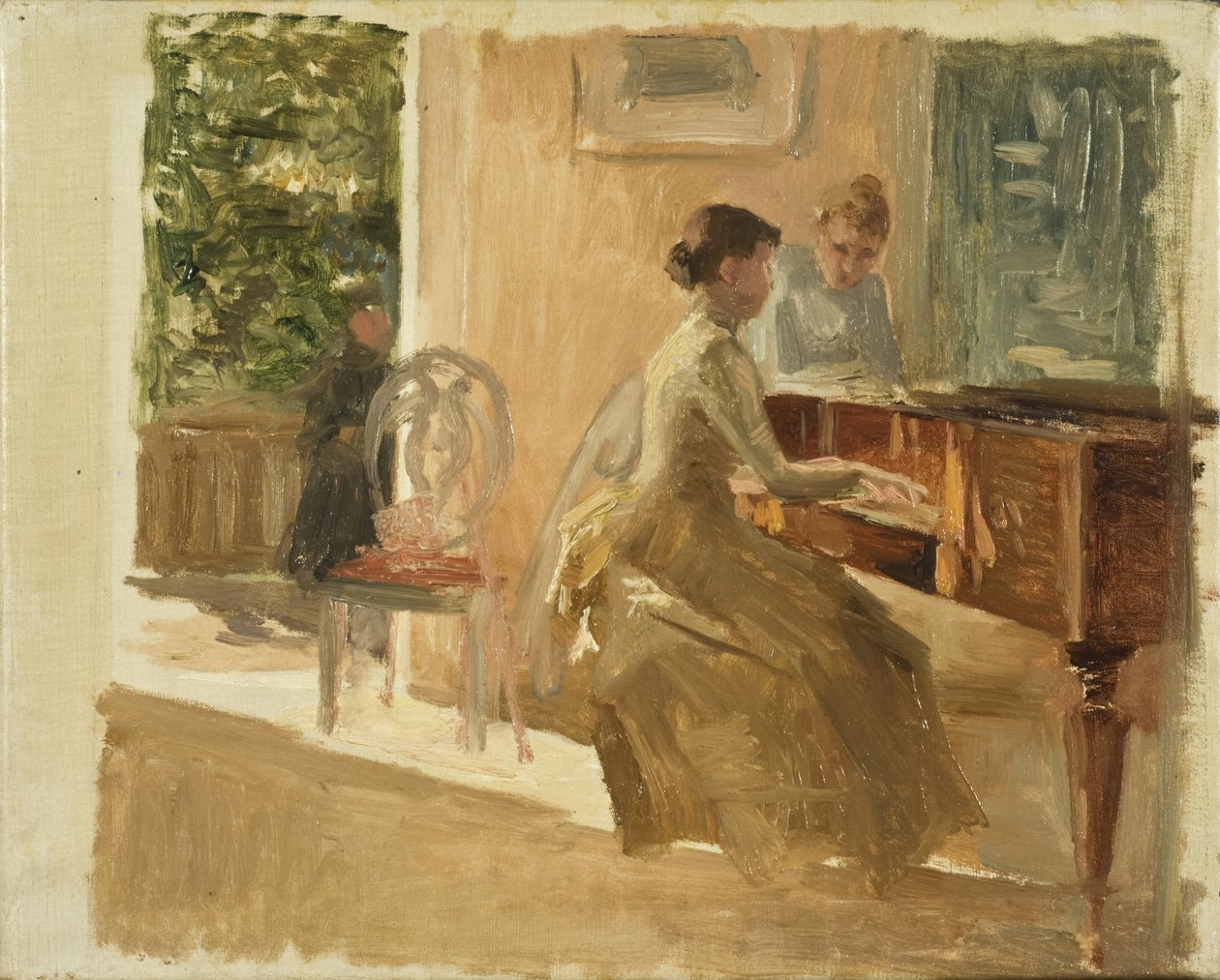 No salão em Haiko de Albert Edelfelt