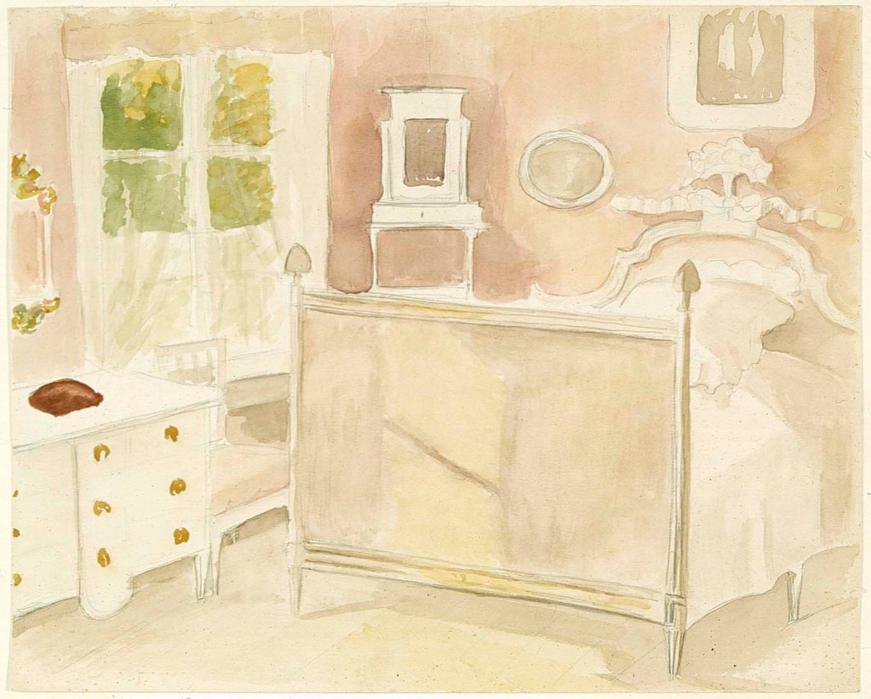 Interior da Villa Haikko de Albert Edelfelt