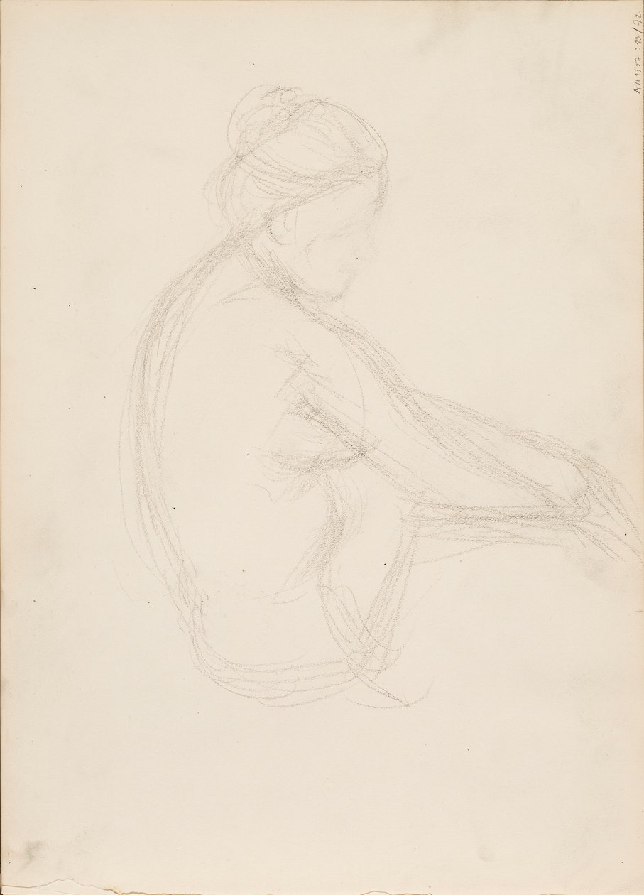Sentar-se nu de Albert Edelfelt