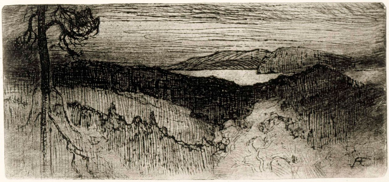 Paisagem de Tavastia de Albert Edelfelt