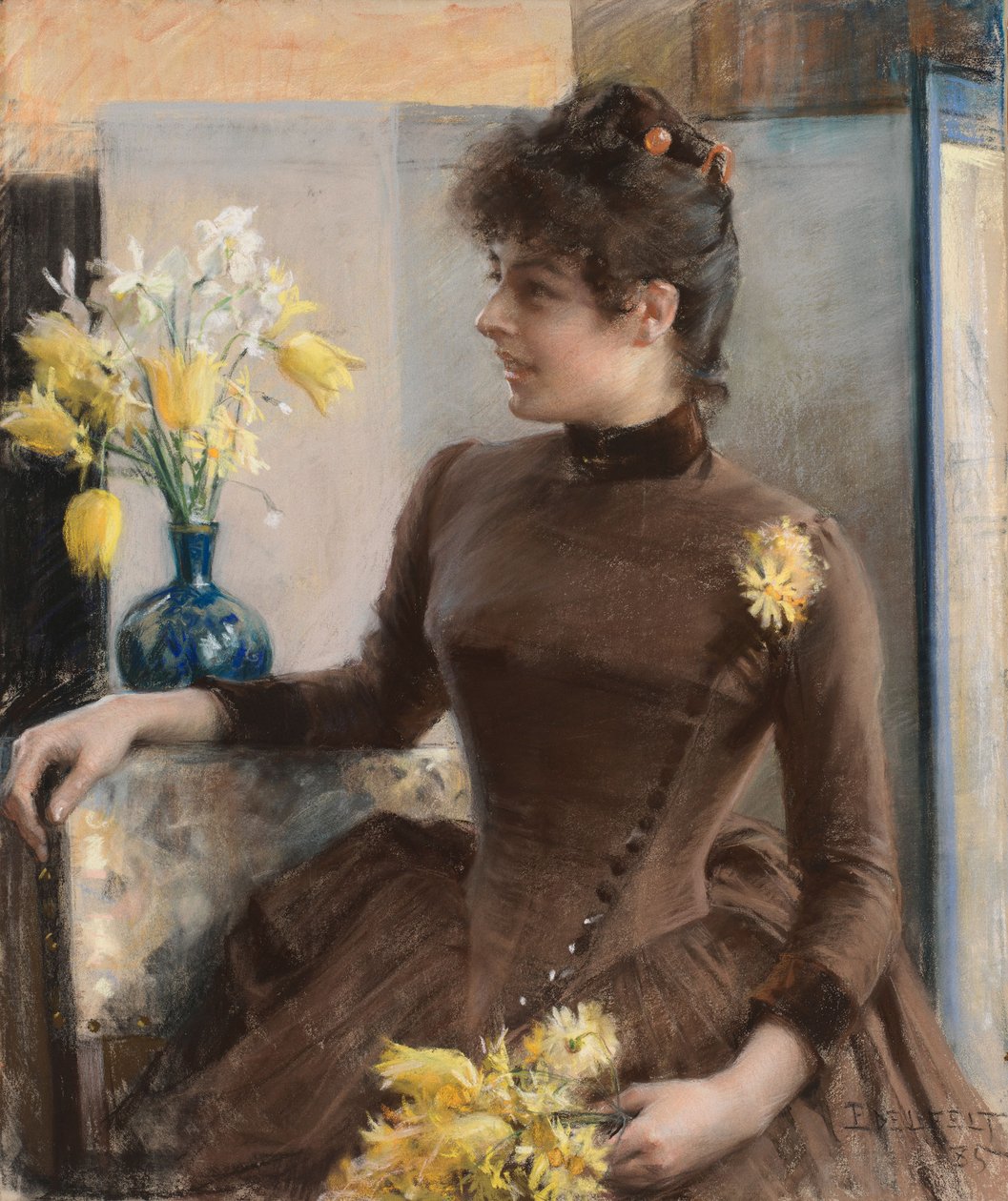 Parisiense de Albert Edelfelt