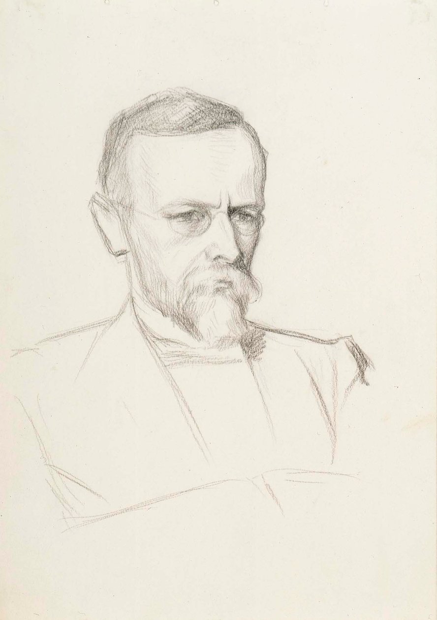 Retrato de Axel Lille de Albert Edelfelt