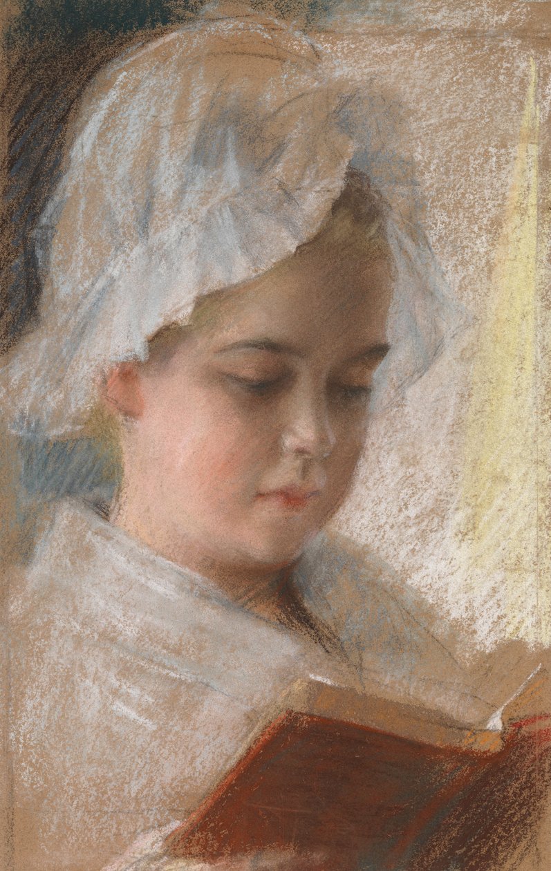 Retrato de Berta Edelfelt, esboço de Albert Edelfelt