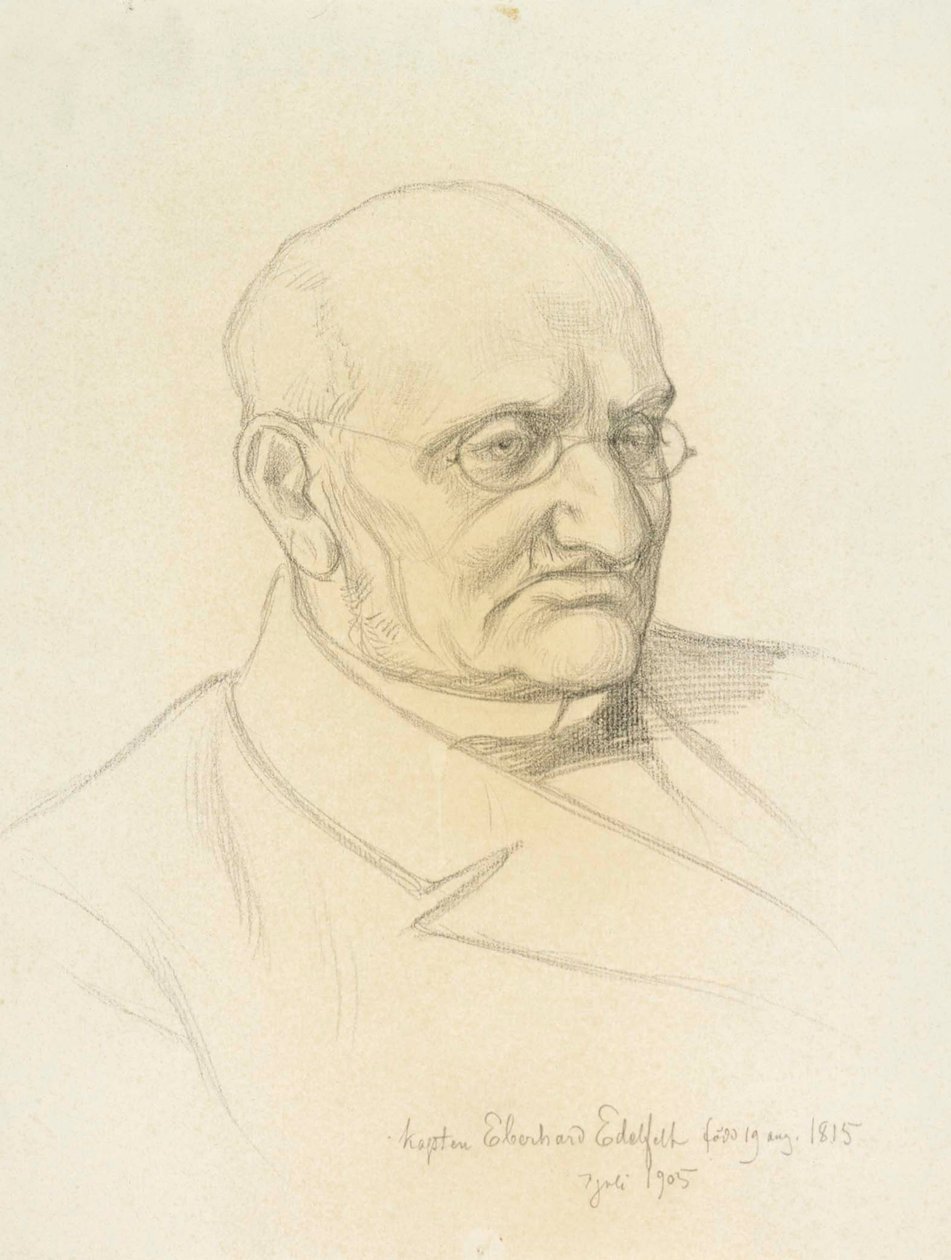 Retrato do Capitão Eberhard Edelfelt de Albert Edelfelt