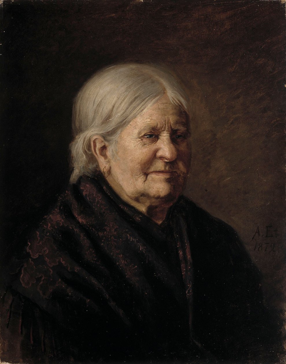Retrato de Fredrika Snygg (Tajta) de Albert Edelfelt