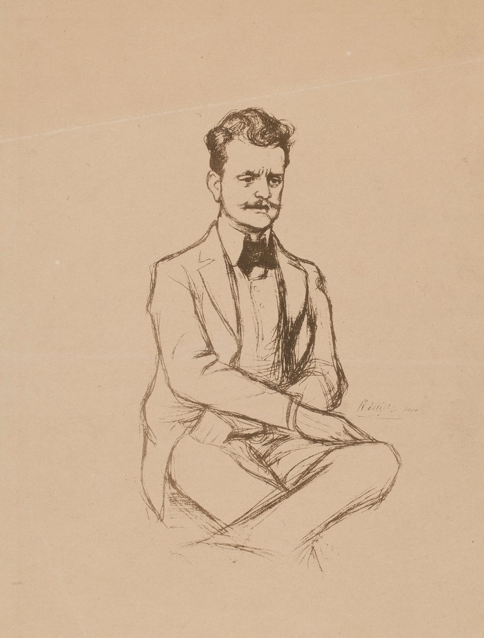Retrato de Jean Sibelius de Albert Edelfelt