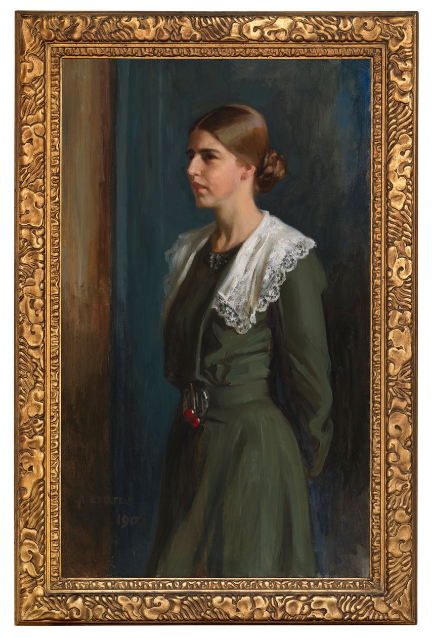 Retrato da Sra. Michaela Pooley (nascida Krohn) de Albert Edelfelt