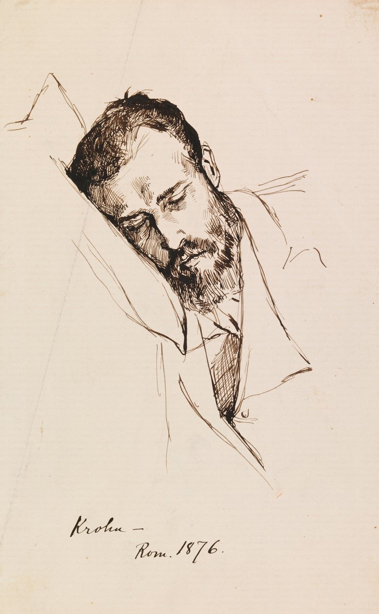 Retrato de Pietro Krohn de Albert Edelfelt