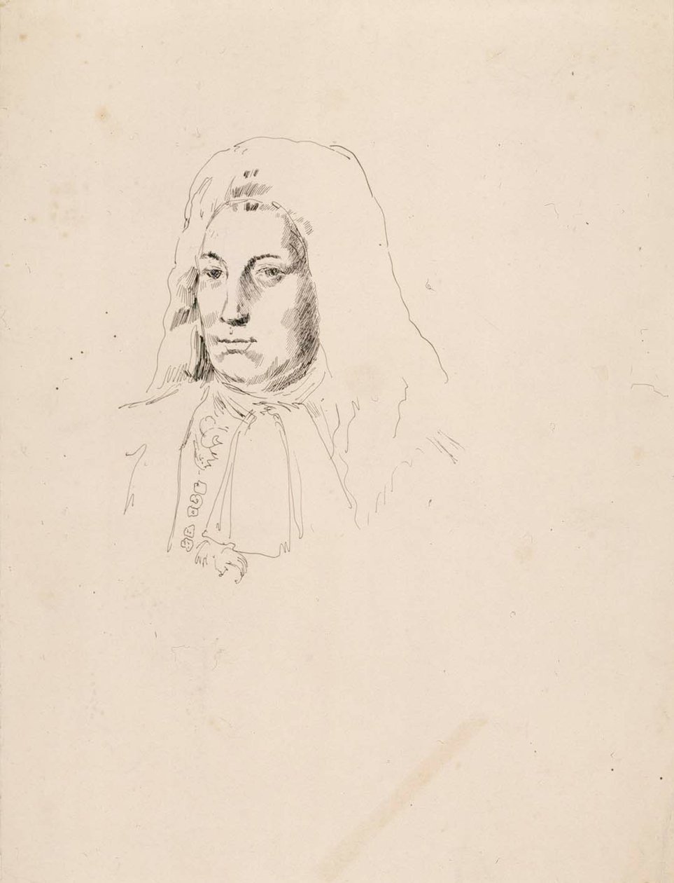 Retrato de um Homem de Albert Edelfelt