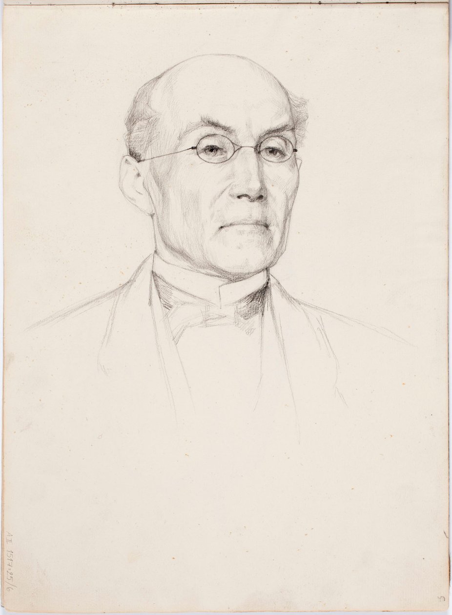 Retrato de um Homem de Albert Edelfelt