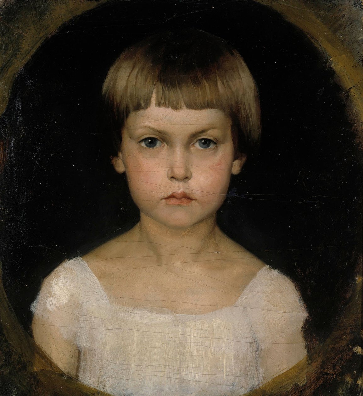 Retrato da irmã do artista, Berta Edelfelt de Albert Edelfelt