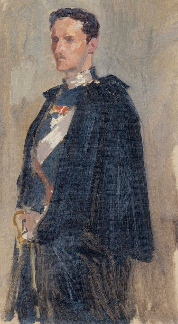 Esboço para o retrato do príncipe Carl de Albert Edelfelt