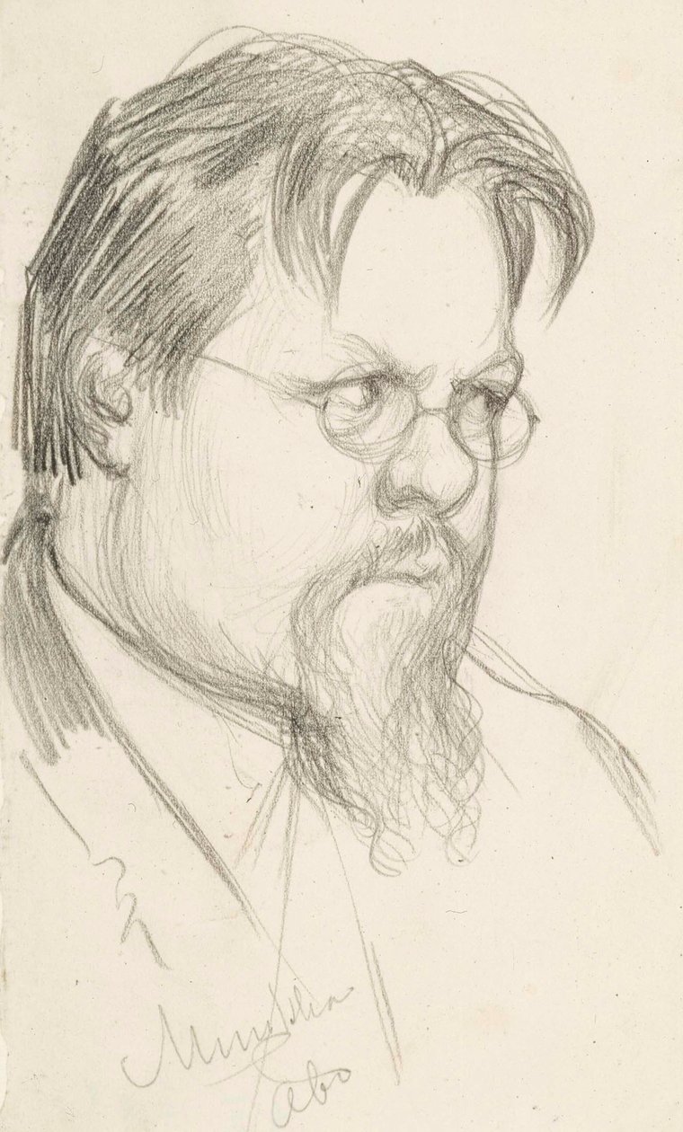 O Artista Elias Muukka de Albert Edelfelt
