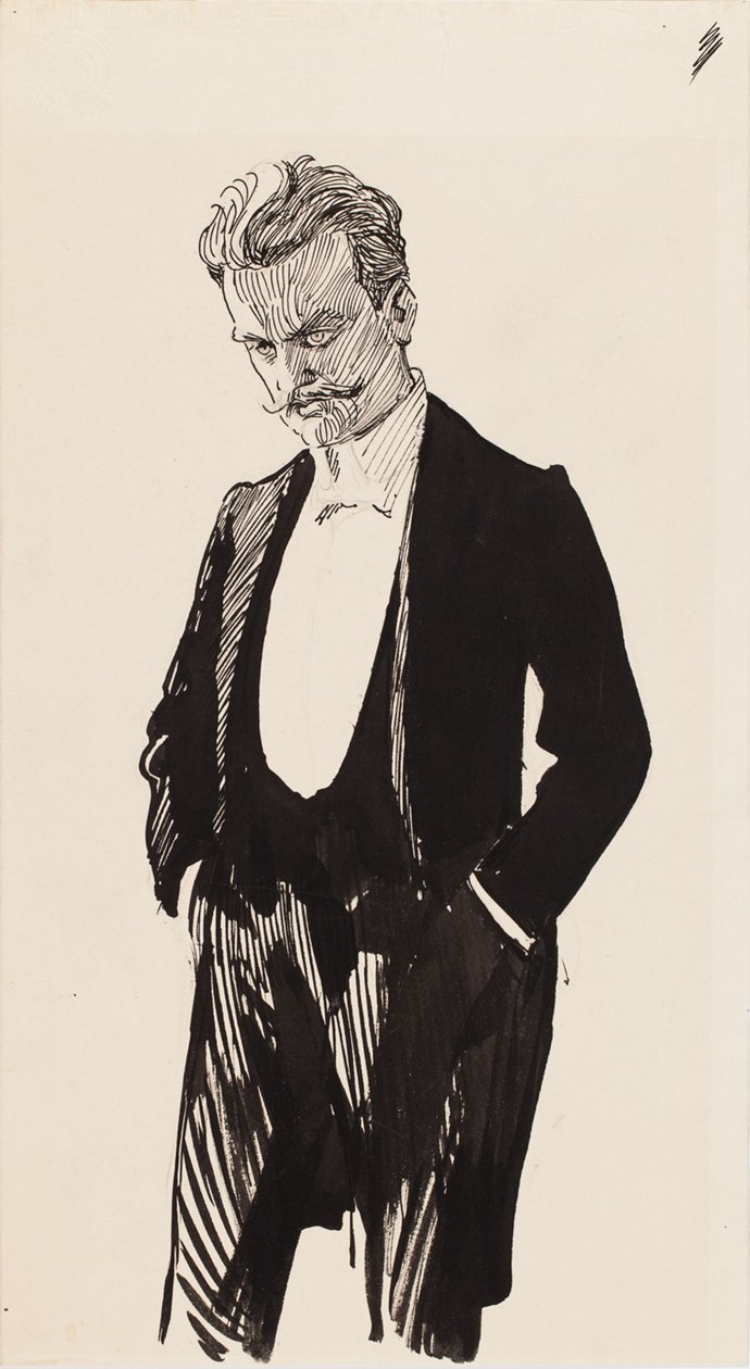 O compositor Jean Sibelius de Albert Edelfelt