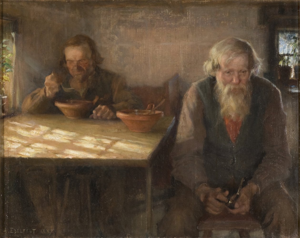 O Dia de Repouso de Albert Edelfelt