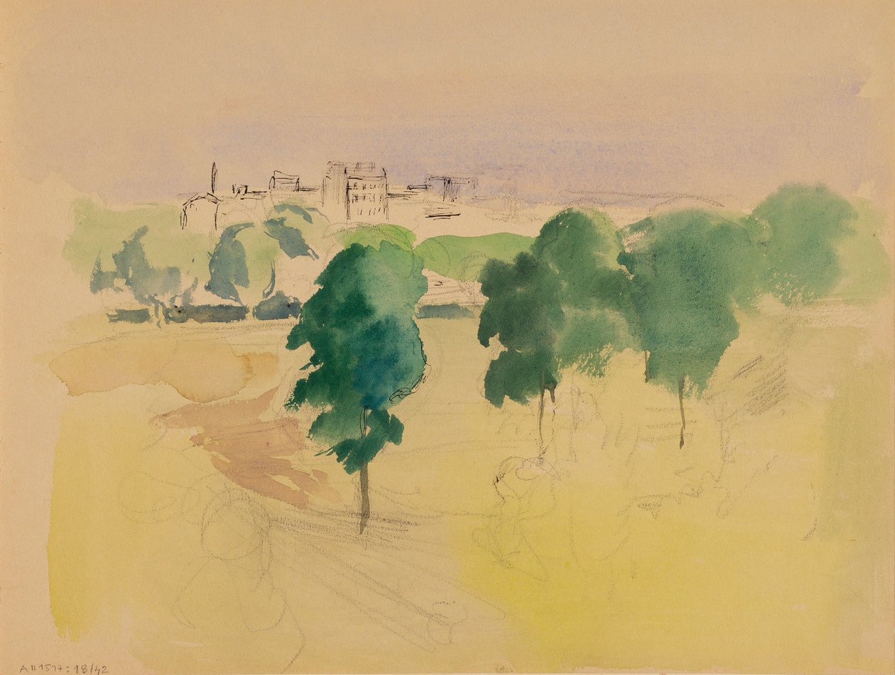 Paisagem urbana de Albert Edelfelt