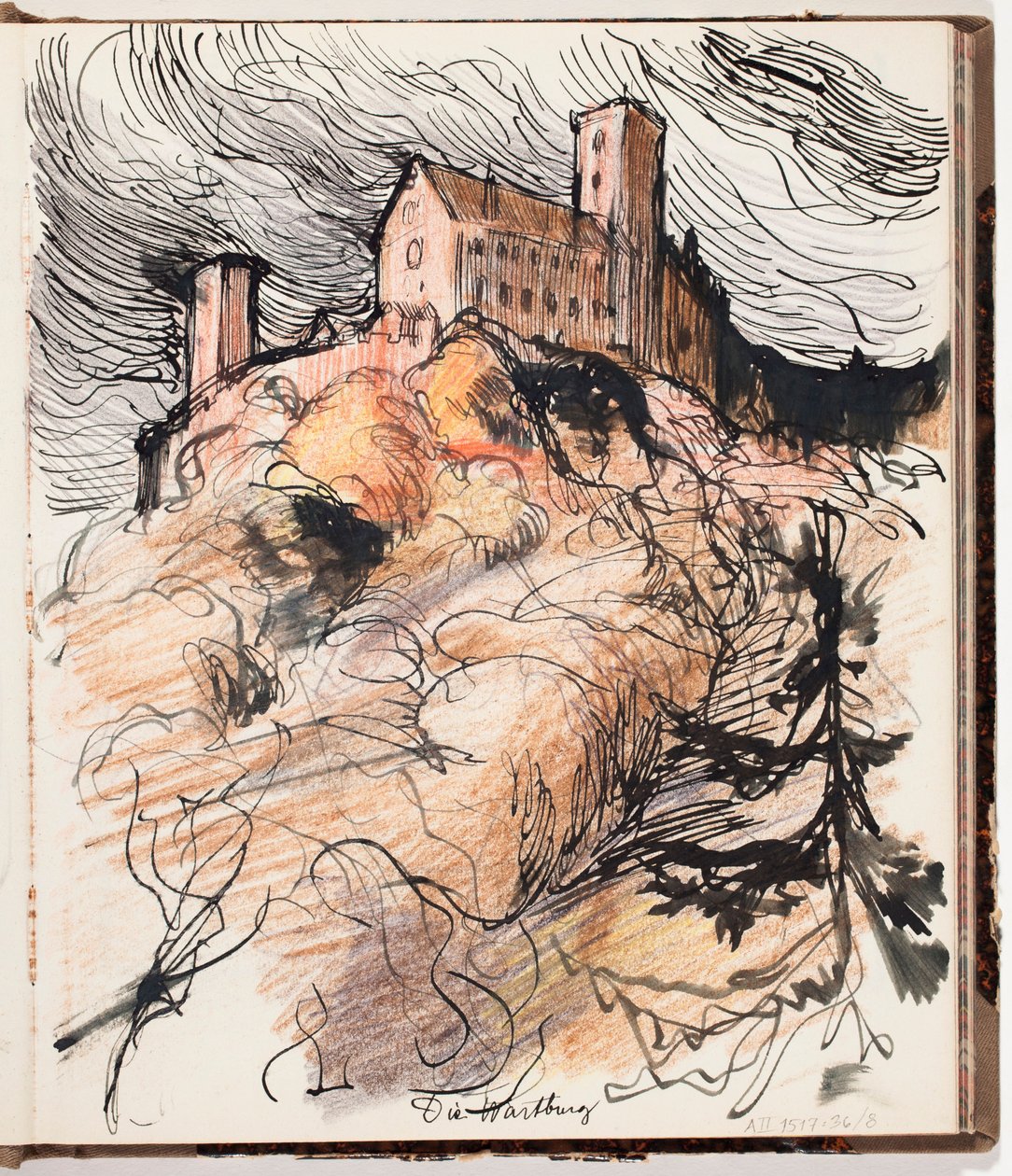 Castelo de Wartburg de Albert Edelfelt