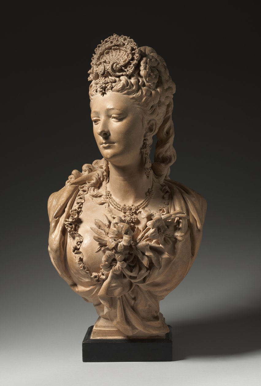 Busto de retrato, c.1865 de Albert Ernest Carrier Belleuse
