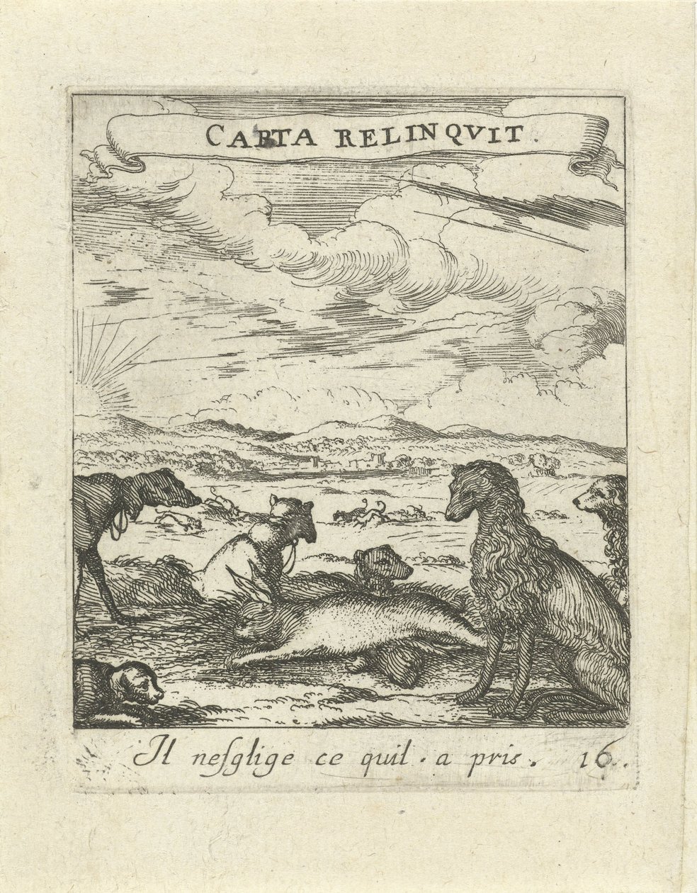 paisagem com cachorros Moralizing Love Emblems (título da série) Devises et emblèmes d
