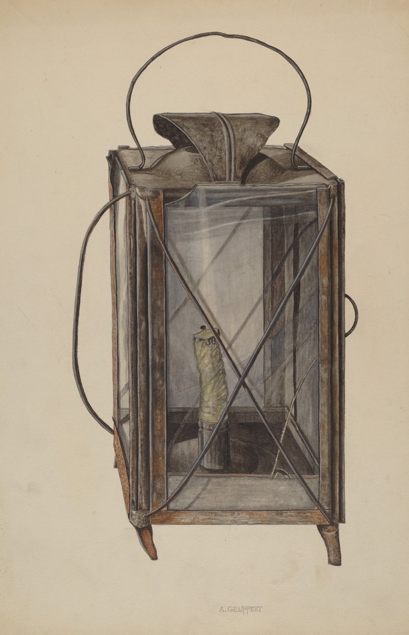 Lanterna para vela de Albert Geuppert