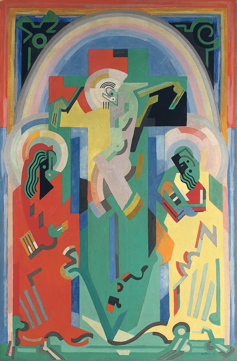 Crucificação, c.1935 (óleo sobre tela) de Albert Gleizes