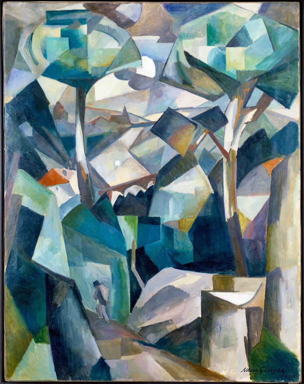 Paisagem com personagens de Albert Gleizes