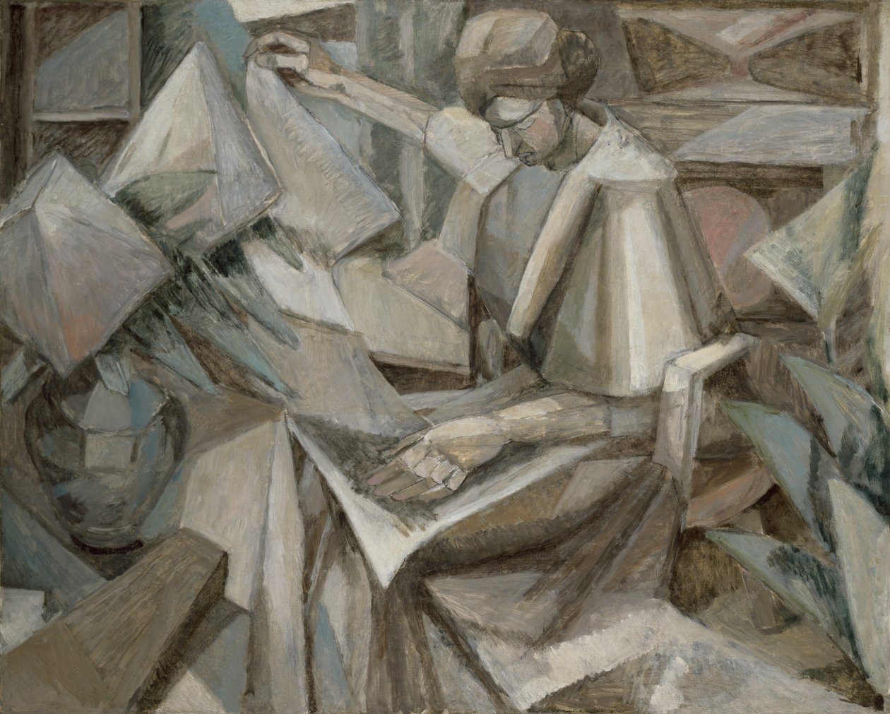 Mulher com Phlox de Albert Gleizes