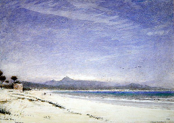 Baía de Alcudia, Maiorca de Albert Goodwin