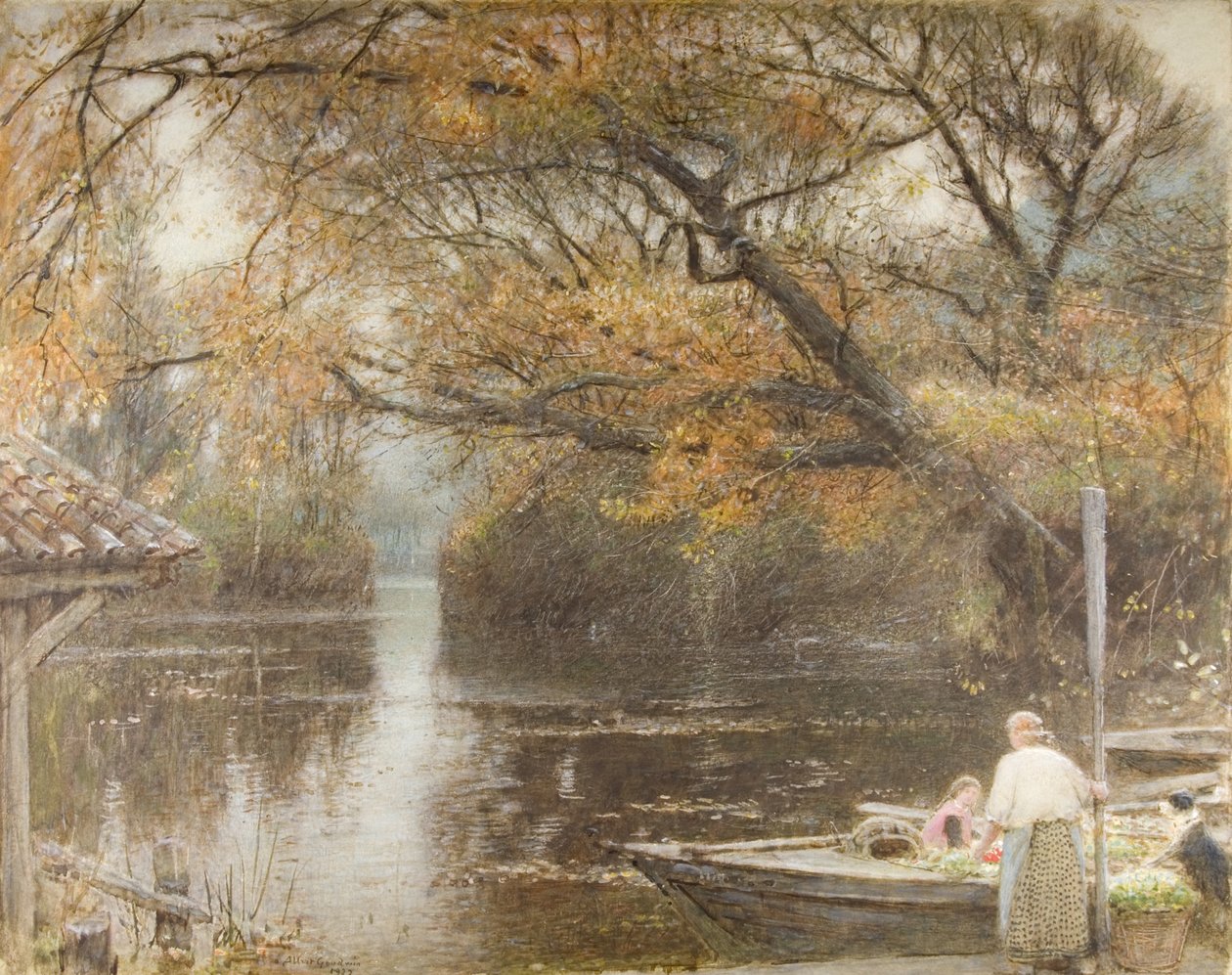 Brilho outonal de Albert Goodwin