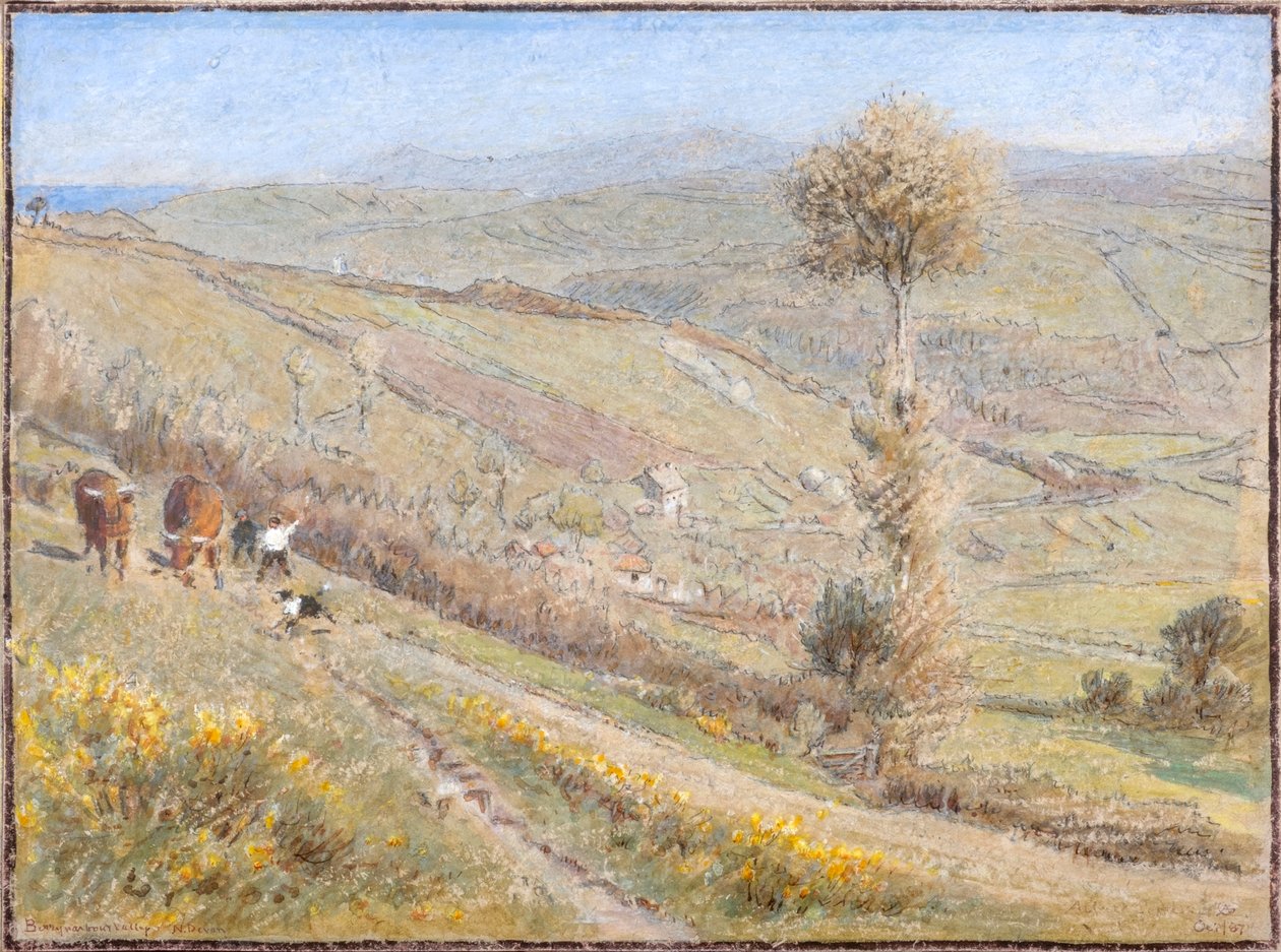 Vale de Berryharbour, N.Devon de Albert Goodwin