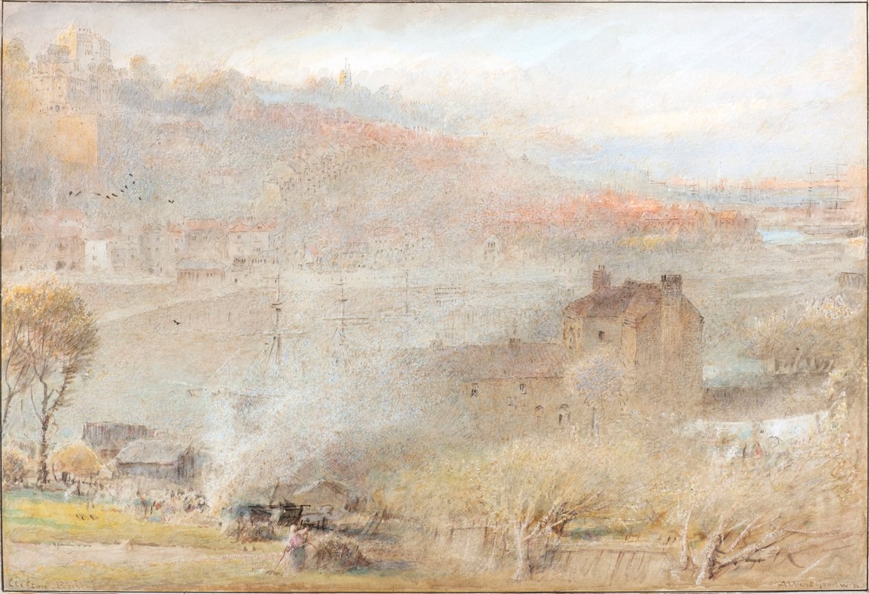 Clifton, Bristol (aguarela) de Albert Goodwin