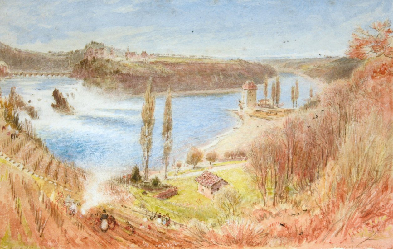 Cataratas do Reno de Albert Goodwin