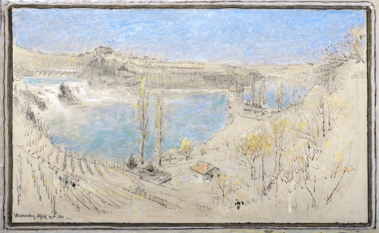 Cataratas do Reno de Albert Goodwin