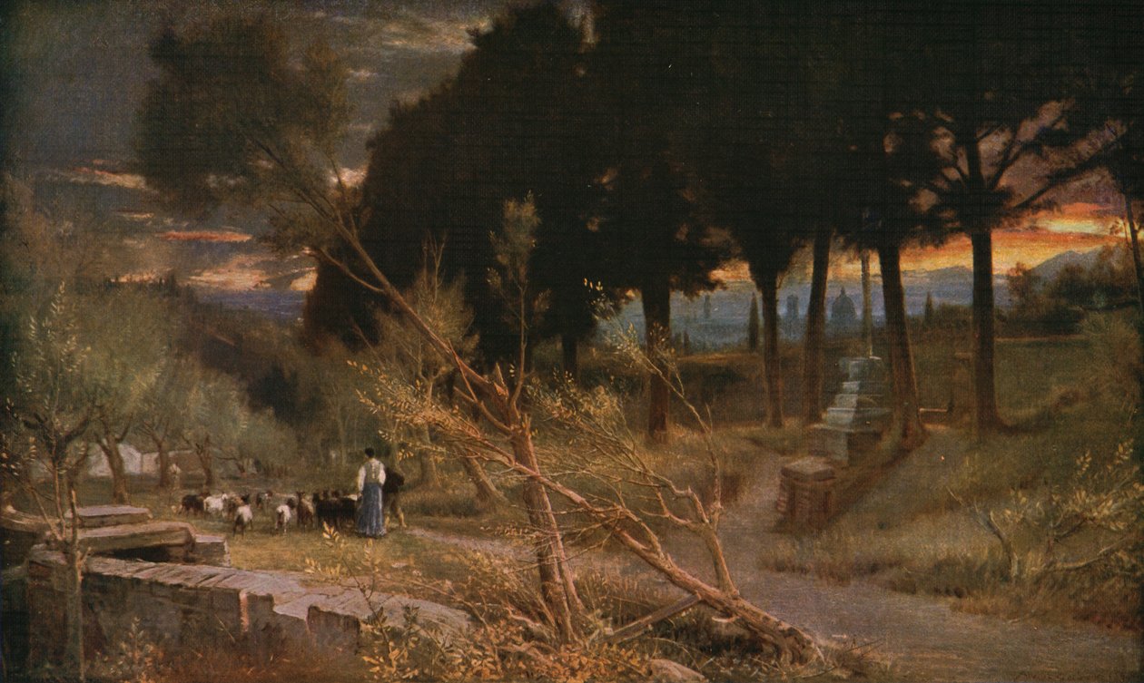 Florence: Evening, 1896, c1930. de Albert Goodwin