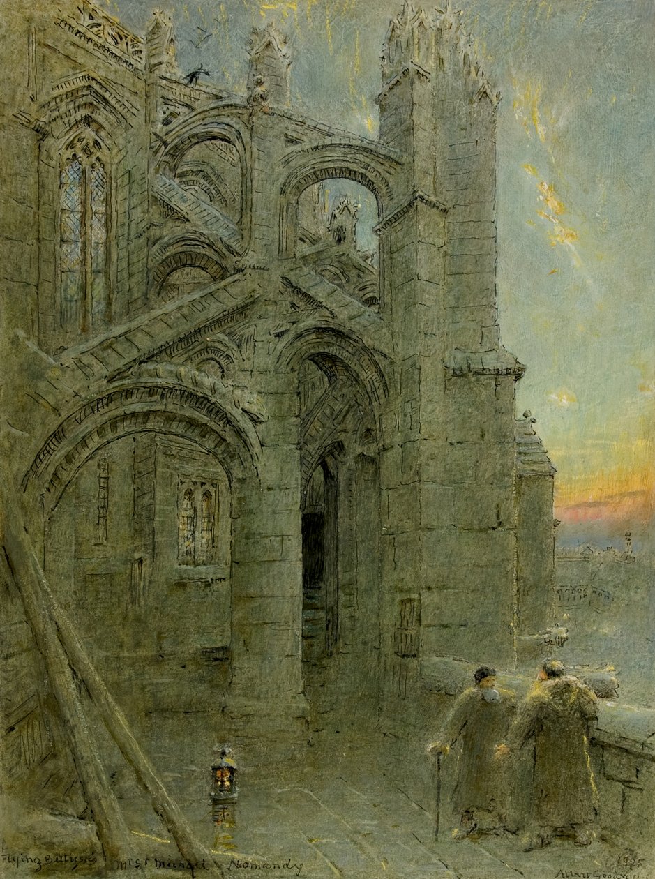 Contrafortes voadores de Albert Goodwin