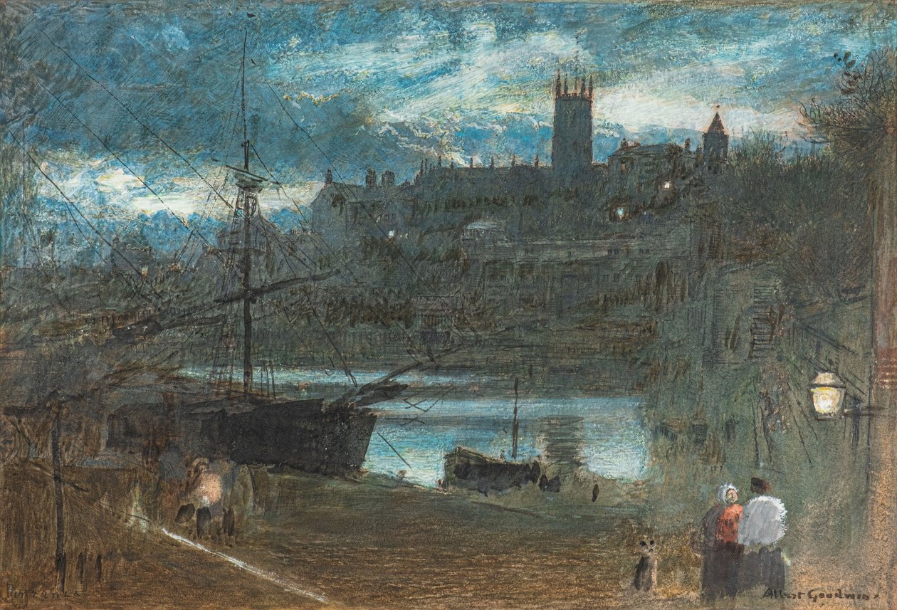 Penzance (aguarela) de Albert Goodwin