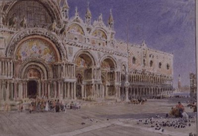 Basílica de St. Mark, Veneza de Albert Goodwin
