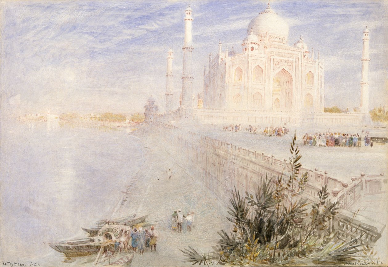 Taj Mahal de Albert Goodwin