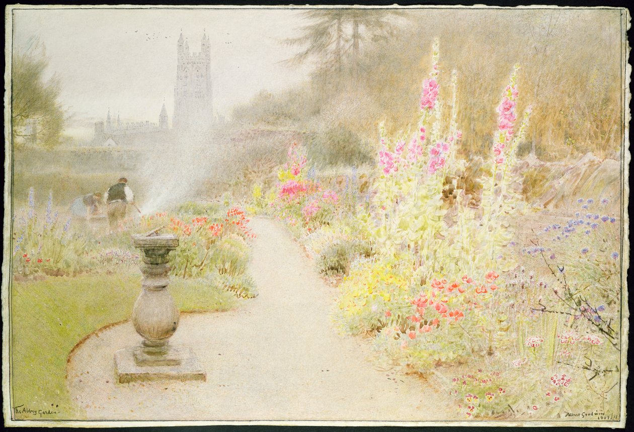 O jardim da abadia de Albert Goodwin