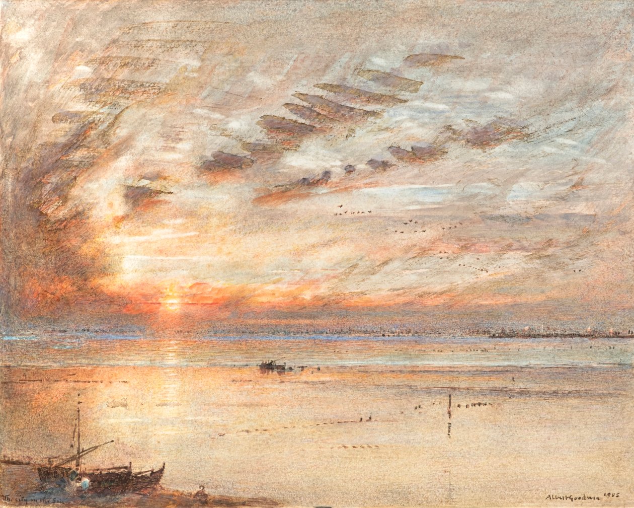 A cidade no mar de Albert Goodwin